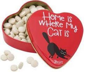 Sanal Cat Vitamin Treats Heart Tin